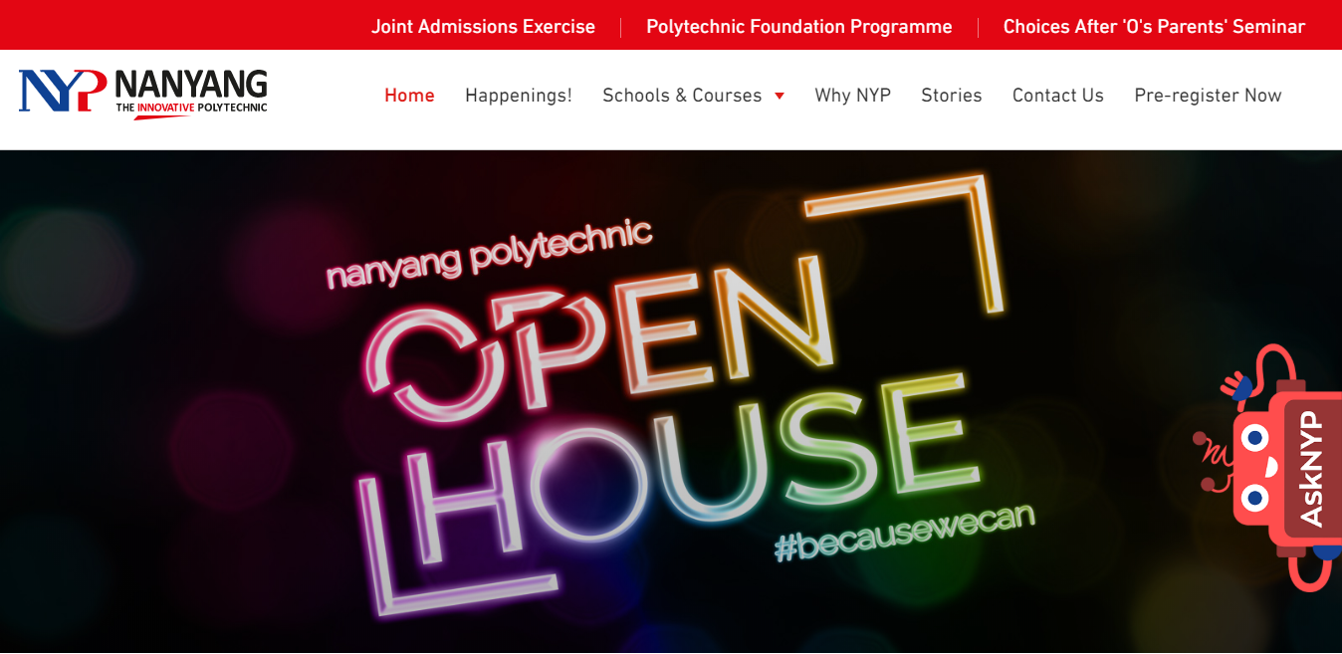 Nanyang Polytechnic Open House 2020